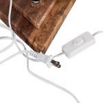 Onyx Lamp On Base, Square