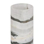 Onyx Lamp, Cylindrical, Gray