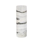 Onyx Lamp, Cylindrical, Gray