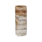 Onyx Lamp, Cylindrical, Gray