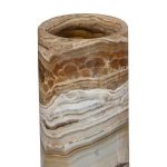 Onyx Lamp, Cylindrical, Gray