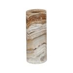 Onyx Lamp, Cylindrical, Gray
