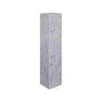 Onyx Lamp Pedestal, Square, Blue Calcite
