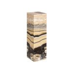 Onyx Lamp Pedestal, Square, Zebra
