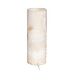 Onyx Cylindrical Lamp Rust, White