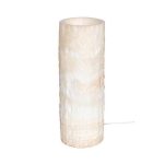 Onyx Cylindrical Lamp Rust, White