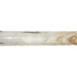 Onyx Canoe Bowl, White Ice Polish