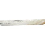 Onyx Canoe Bowl, White Ice Polish