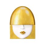 Fashion Faces Wall Art, Small, White And Gold Leaf, Set Of 3