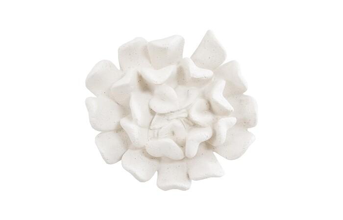 Topsy Turvy Succulent Wall Art, White Stone