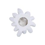 Compactum Succulent Wall Art, White Stone