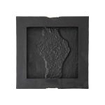 Geode Texture Panel Black And Gold, Wall Decor