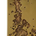 Splotch Wall Art, Rectangle, Gold Leaf