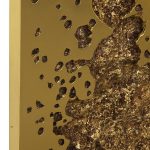 Splotch Wall Art, Square, Gold Leaf