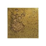 Splotch Wall Art, Square, Gold Leaf