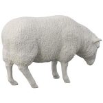 Sheep Sculpture, Gel Coat White