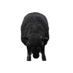 Sheep Sculpture, Gel Coat Black