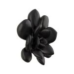 Laui Succulent Wall Art, Smooth Matte Black