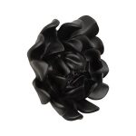 Topsy Turvy Succulent Wall Art, Smooth Matte Black