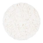 Drape Wall Art, White Stone