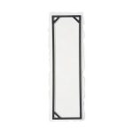 Drape Wall Art, White Stone