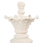 Queen Chess Sculpture, Cast Stone White