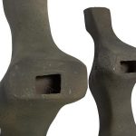 Cast Women Wall Art, Set Of 3, Small, Splinter Stone Finish