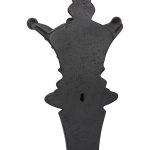 Queen Chess Wall Decor, Cast Stone Black