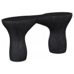 Cadence Console Table, Black Stone
