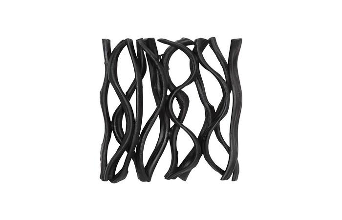 Vine Wall Tile, Black