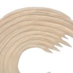 Swoop Wall Art, Bleached Wood, Small