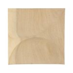 Curve Wall Tile, Wave, Bleached