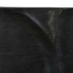 Curve Wall Tile, Wave, Black