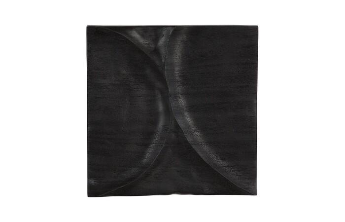 Curve Wall Tile, Wave, Black