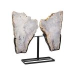 Pink Amethyst On Stand, Butterfly, Sm