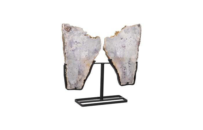 Pink Amethyst on Stand, Butterfly, SM