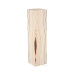Onyx Lamp Pedestal, Square, Zebra White