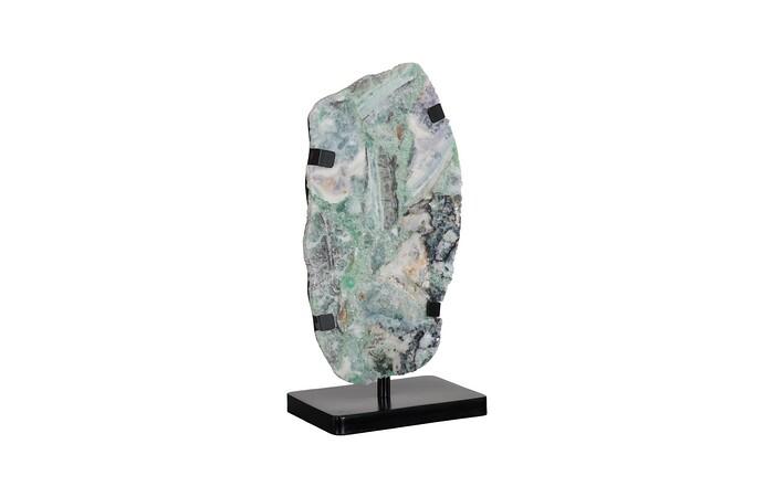 Onyx Lamp on Black Base, Fluorite