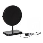 Onyx Lamp, Round Black Base