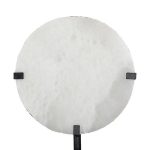Onyx Lamp, Round Black Base