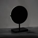 Onyx Lamp, Round Black Base