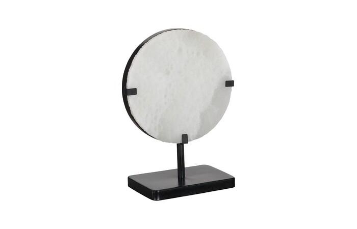 Onyx Lamp, Round Black Base