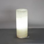 Onyx Lamp, Cylindrical, White