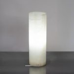 Onyx Lamp, Cylindrical, White