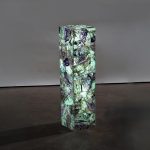 Onyx Lamp Pedestal, Square, Fluorite