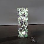 Onyx Lamp Pedestal, Square, Fluorite