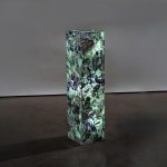 Onyx Lamp Pedestal, Square, Fluorite