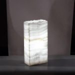 Onyx Lamp, Rectangle, White