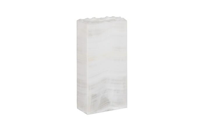 Onyx Lamp, Rectangle, White