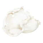 Cast Root Bowl, Open, Faux Bleached
